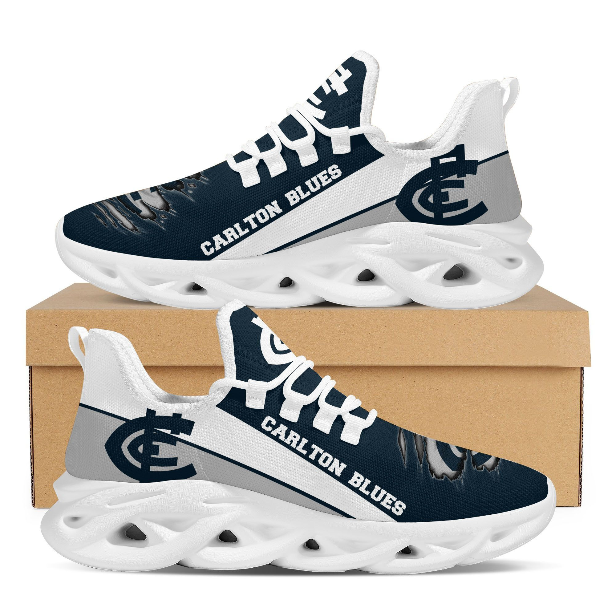 Carlton Blues Max Soul Sneakers Shoes - Famjoys Carlton Blues Max Soul Sneakers Shoes - Famjoys