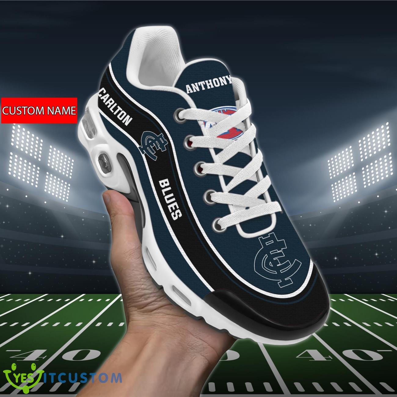 Carlton Blues Personalized Name Air Cushion Sports Shoes Sneaker KLTNS220219