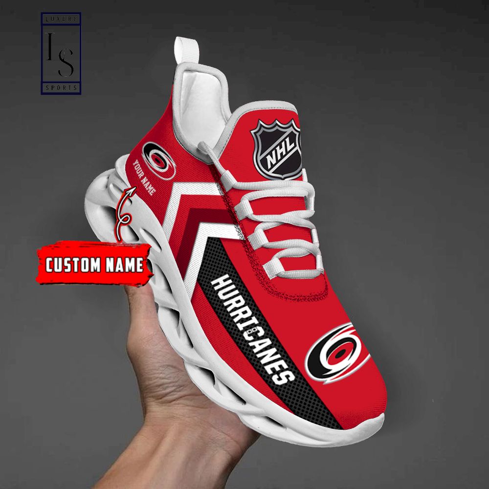 Carolina Hurricanes NHL Personalized Max Soul Shoes - Famjoys Carolina Hurricanes NHL Personalized Max Soul Shoes - Famjoys