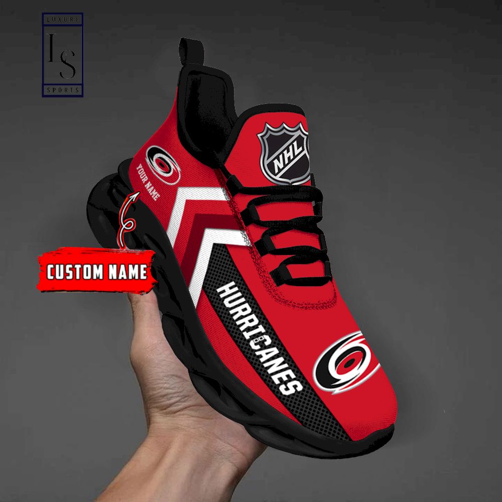 Carolina Hurricanes NHL Personalized Max Soul Shoes - Famjoys Carolina Hurricanes NHL Personalized Max Soul Shoes - Famjoys