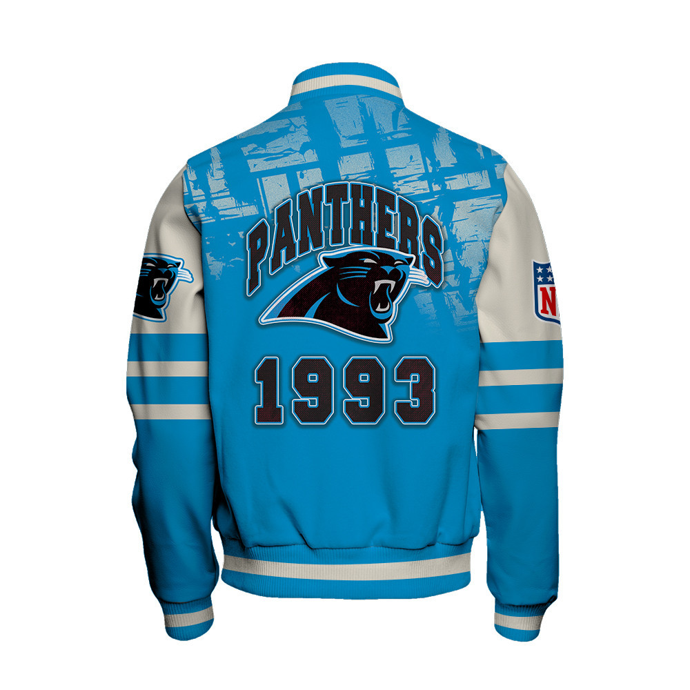 Carolina Panthers - A Class Above Unisex Varsity Jacket - Famjoys Carolina Panthers - A Class Above Unisex Varsity Jacket - Famjoys
