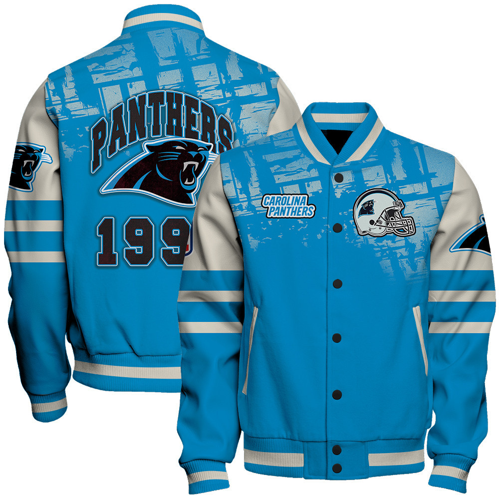 Carolina Panthers - A Class Above Unisex Varsity Jacket - Famjoys Carolina Panthers - A Class Above Unisex Varsity Jacket - Famjoys