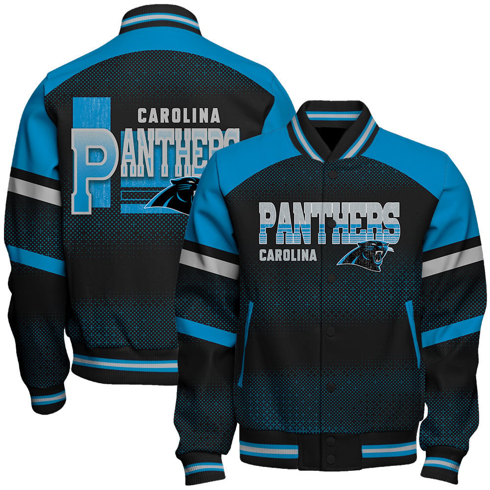 Carolina Panthers - Fearless Warrior Unisex Varsity Jacket