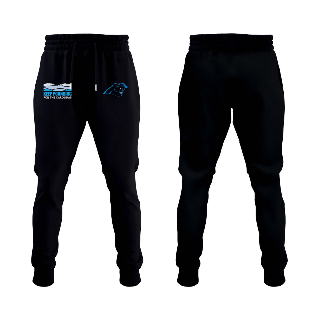 Carolina Panthers Keep Pounding Tshirt Set+NT08102409ID10DS10 - Famjoys Carolina Panthers Keep Pounding Tshirt Set+NT08102409ID10DS10 - Famjoys