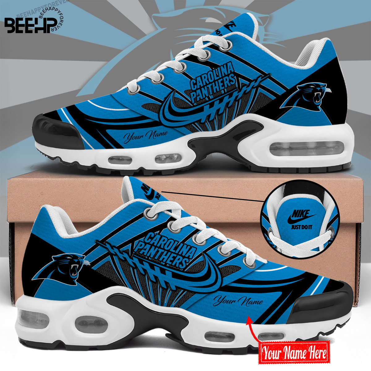 Carolina Panthers New Shoes - Famjoys Carolina Panthers New Shoes - Famjoys