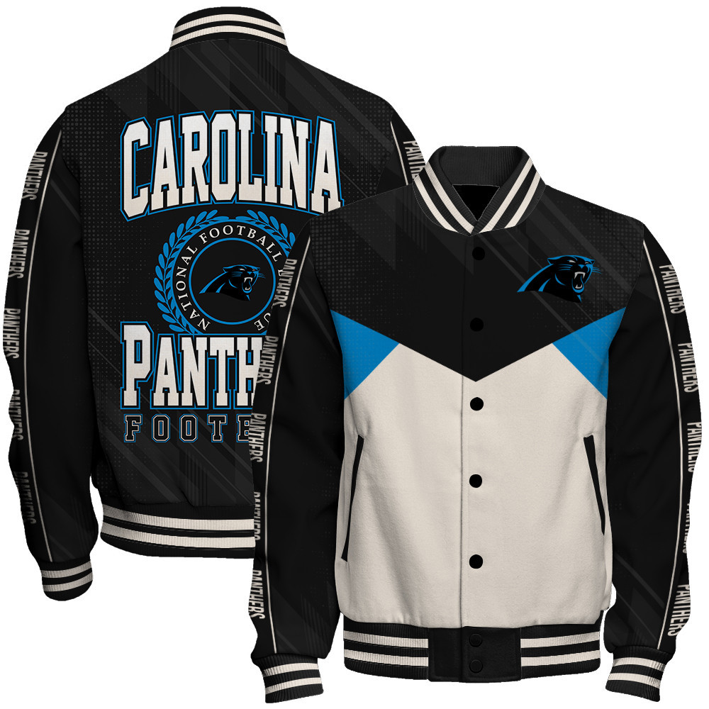 Carolina Panthers - Personality, Outstanding Unisex Varsity Jacket