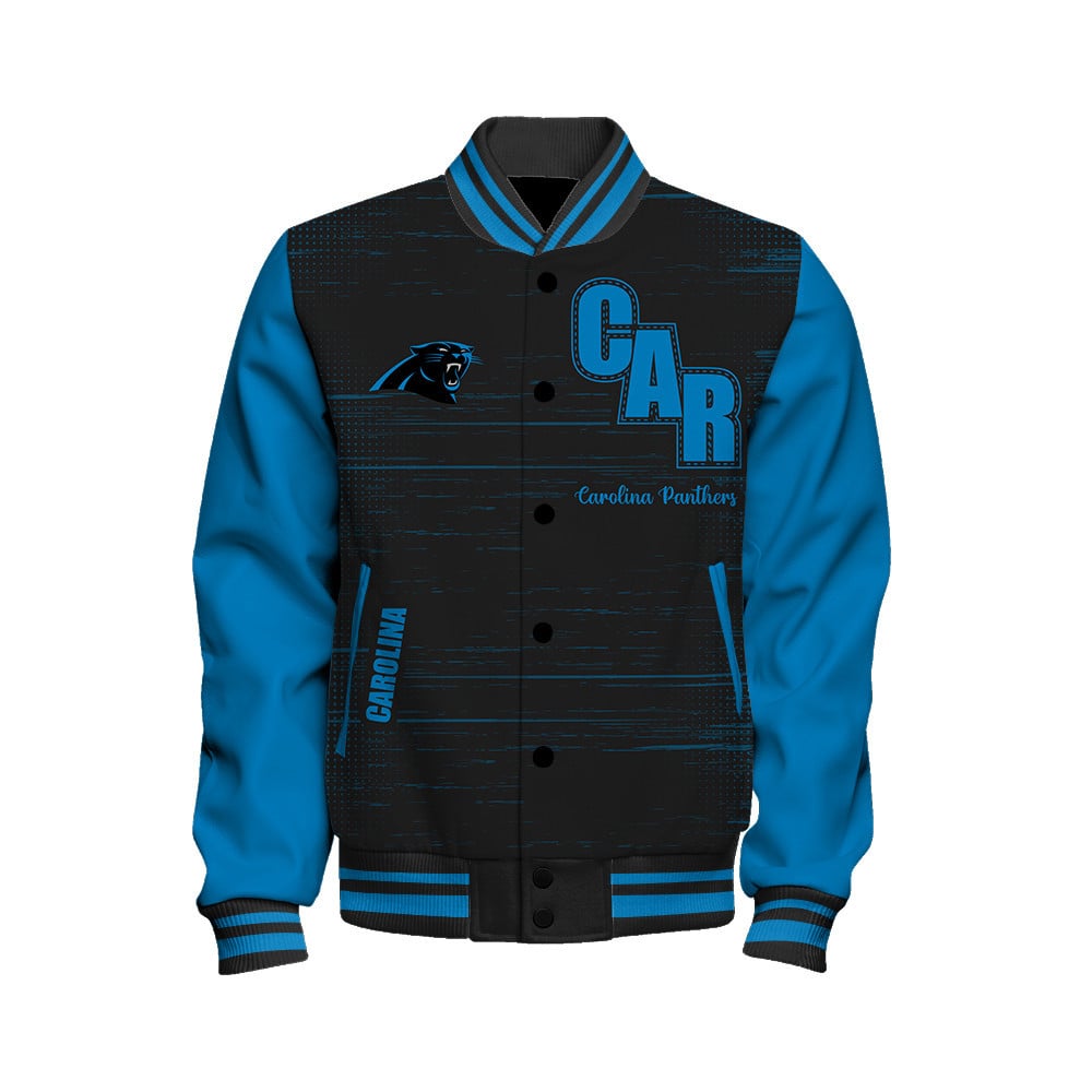 Carolina Panthers - Proud Of The Shirt Unisex Varsity Jacket - Famjoys Carolina Panthers - Proud Of The Shirt Unisex Varsity Jacket - Famjoys