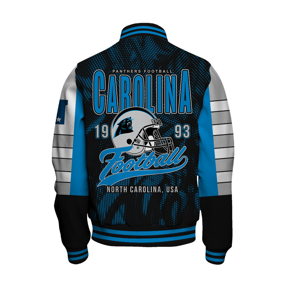 Carolina Panthers - Wear Your Passion Unisex Varsity Jacket - Famjoys Carolina Panthers - Wear Your Passion Unisex Varsity Jacket - Famjoys