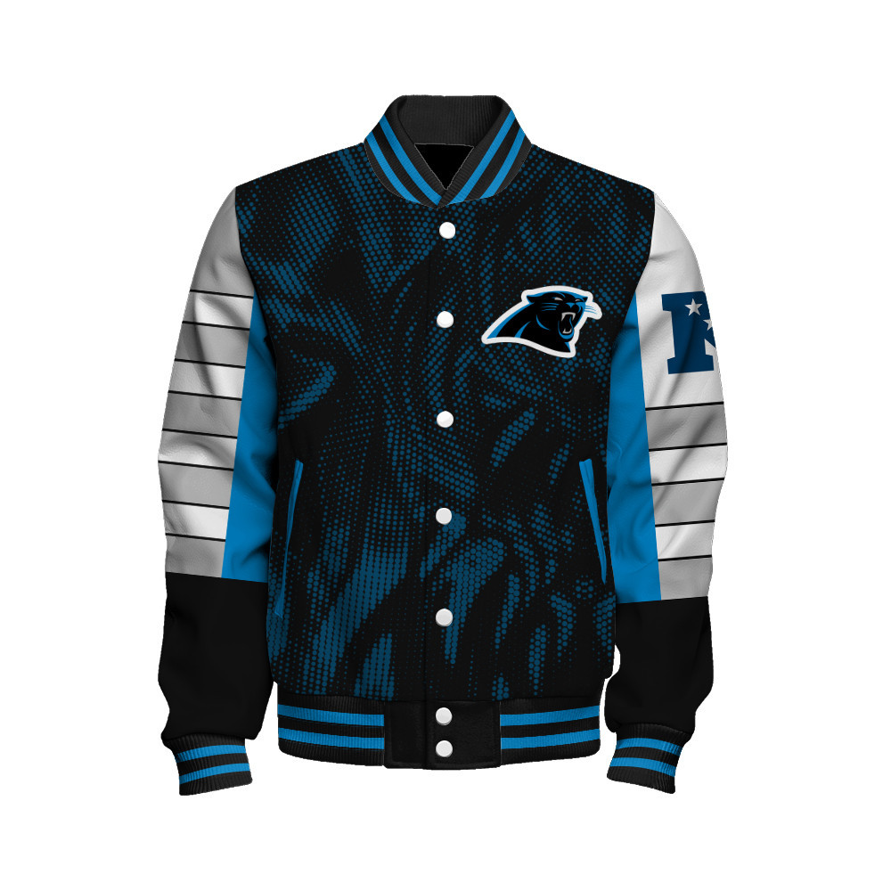 Carolina Panthers - Wear Your Passion Unisex Varsity Jacket - Famjoys Carolina Panthers - Wear Your Passion Unisex Varsity Jacket - Famjoys