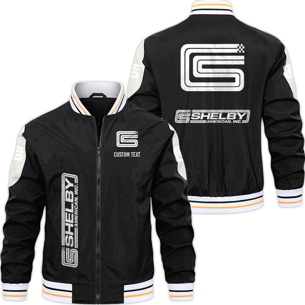 Carroll Shelby Varsity Jacket, Zipper Jackets Customize Name - Famjoys Carroll Shelby Varsity Jacket, Zipper Jackets Customize Name - Famjoys