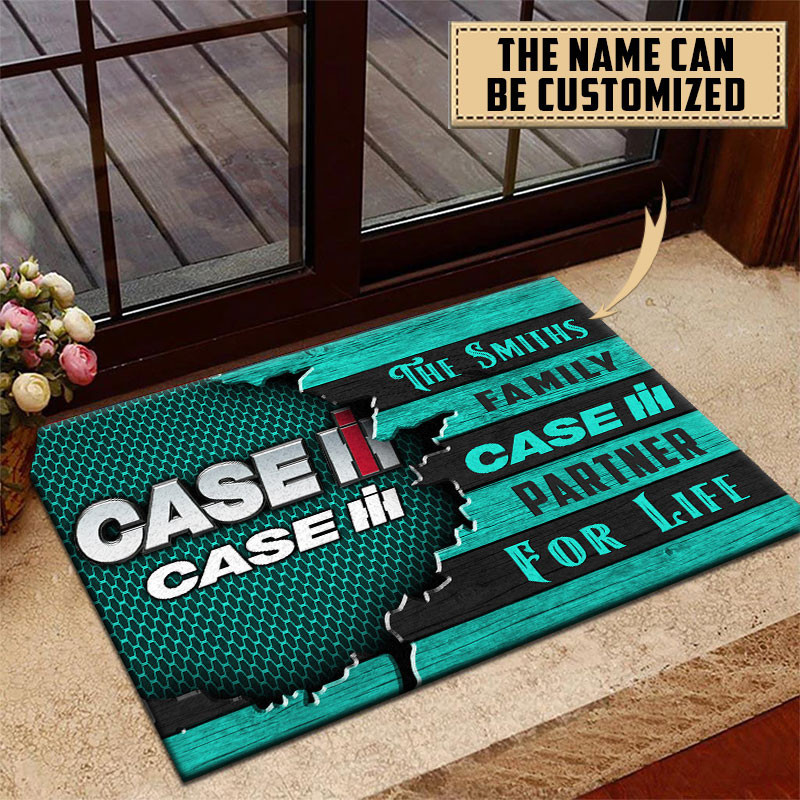 Case IH Doormat Custom Name, Multicolor - Famjoys Case IH Doormat Custom Name, Multicolor - Famjoys
