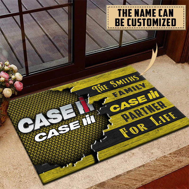 Case IH Doormat Custom Name, Multicolor - Famjoys Case IH Doormat Custom Name, Multicolor - Famjoys