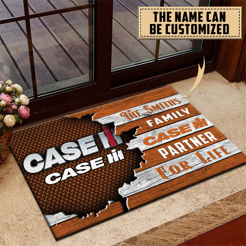 Case IH Doormat Custom Name, Multicolor - Famjoys Case IH Doormat Custom Name, Multicolor - Famjoys