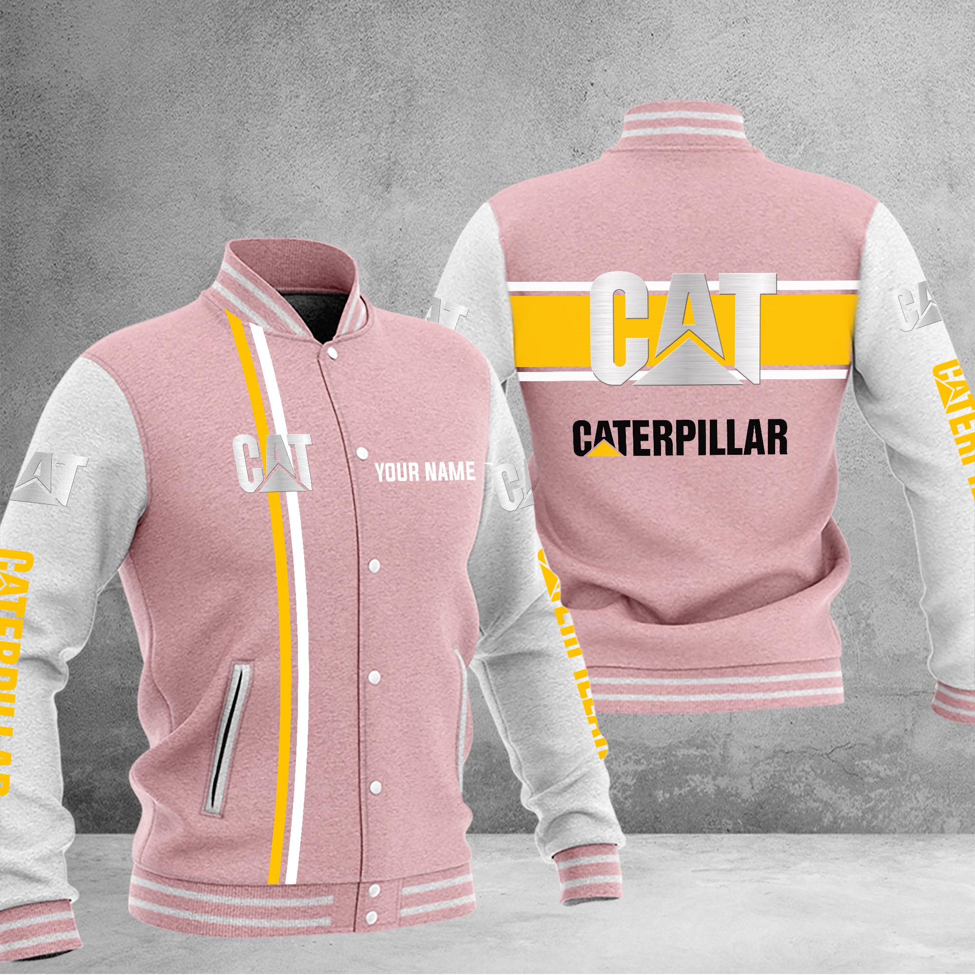 Caterpillar Baseball Jacket - Famjoys Caterpillar Baseball Jacket - Famjoys