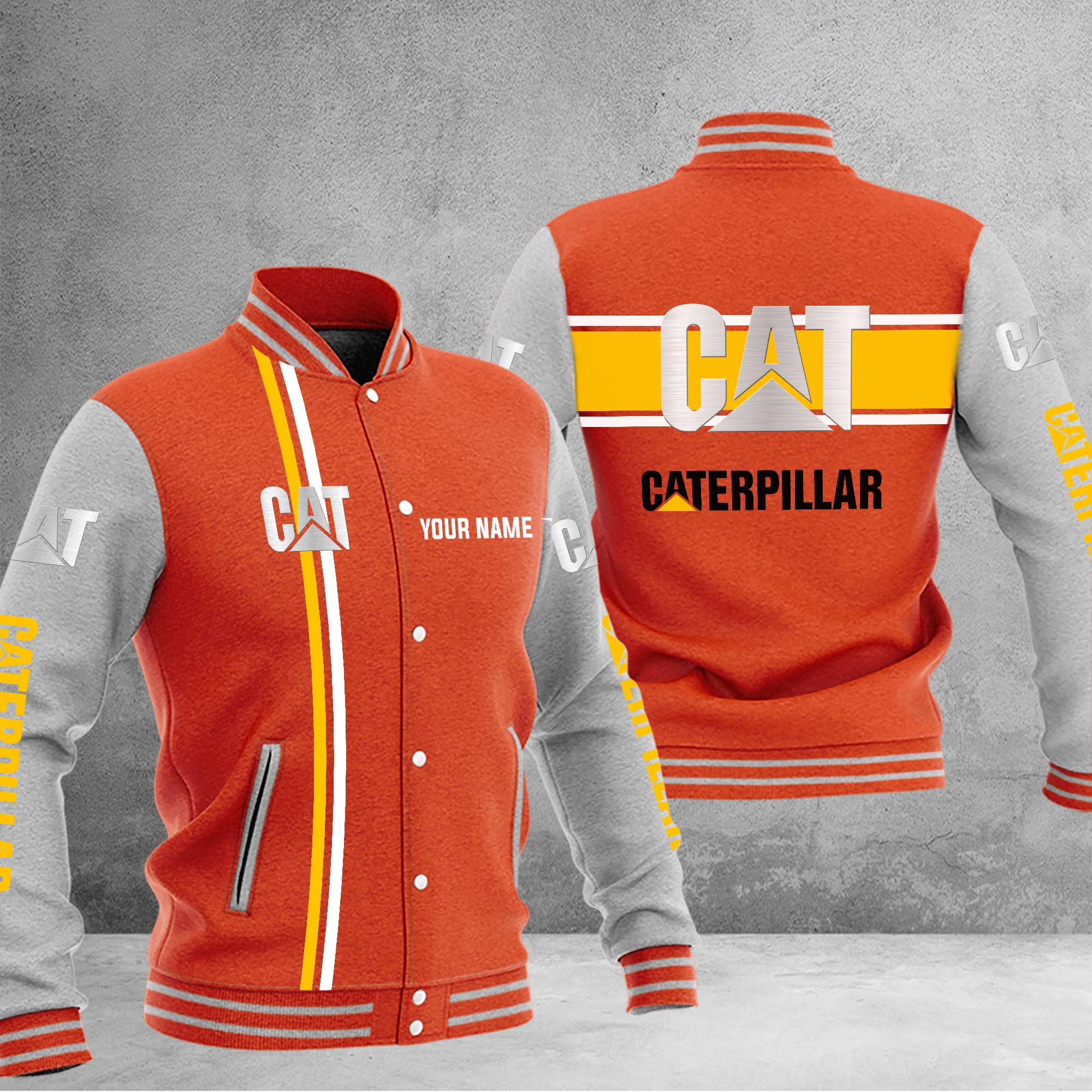 Caterpillar Baseball Jacket - Famjoys Caterpillar Baseball Jacket - Famjoys