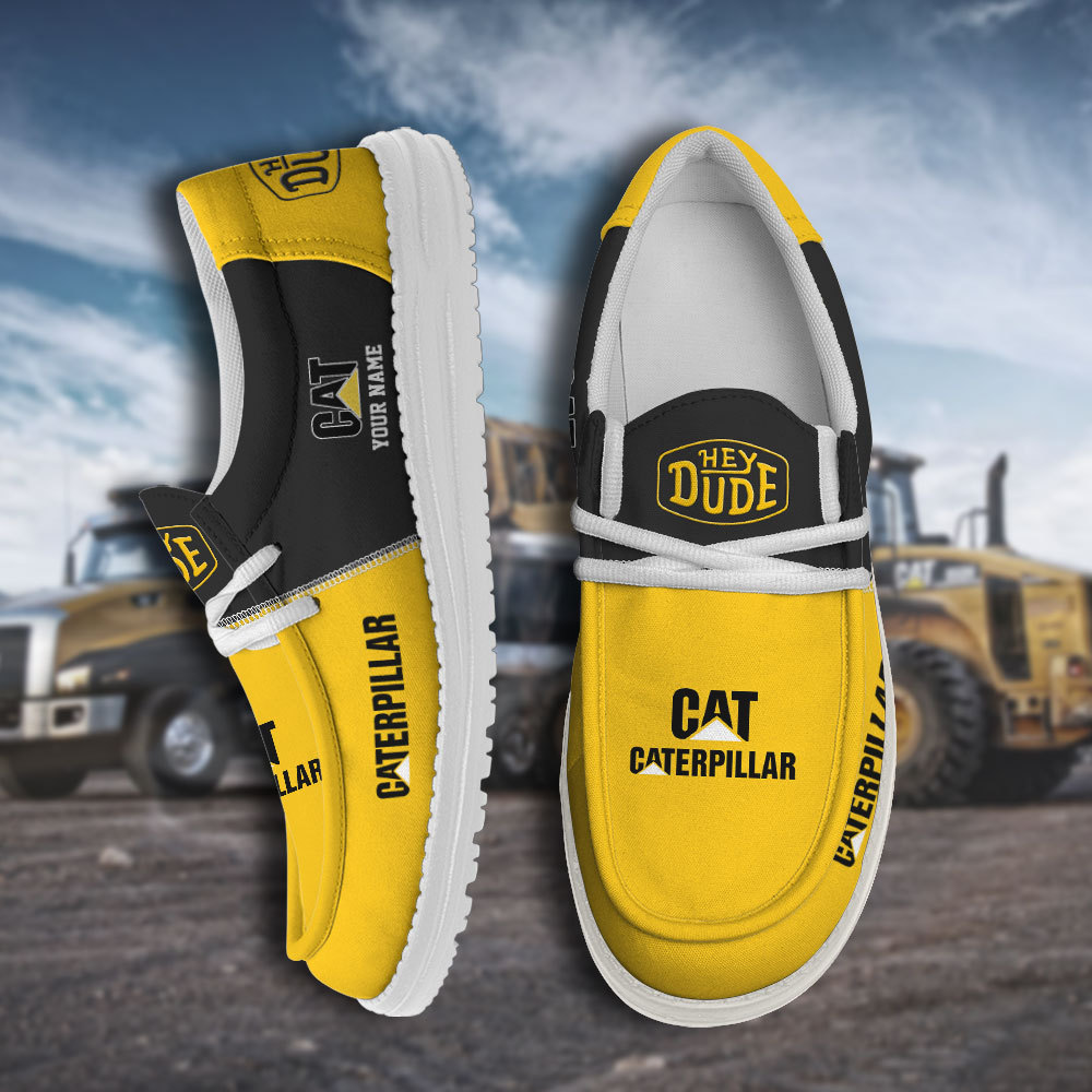 Caterpillar CAT Personalized Canvas Loafer Low Top Shoes - Famjoys Caterpillar CAT Personalized Canvas Loafer Low Top Shoes - Famjoys