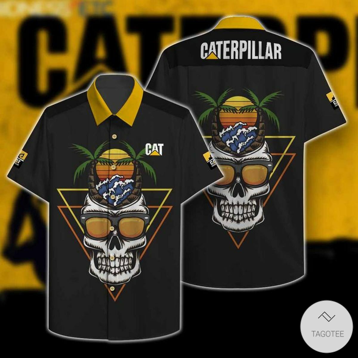 Caterpillar Inc Hawaiian Shirt - Famjoys Caterpillar Inc Hawaiian Shirt - Famjoys