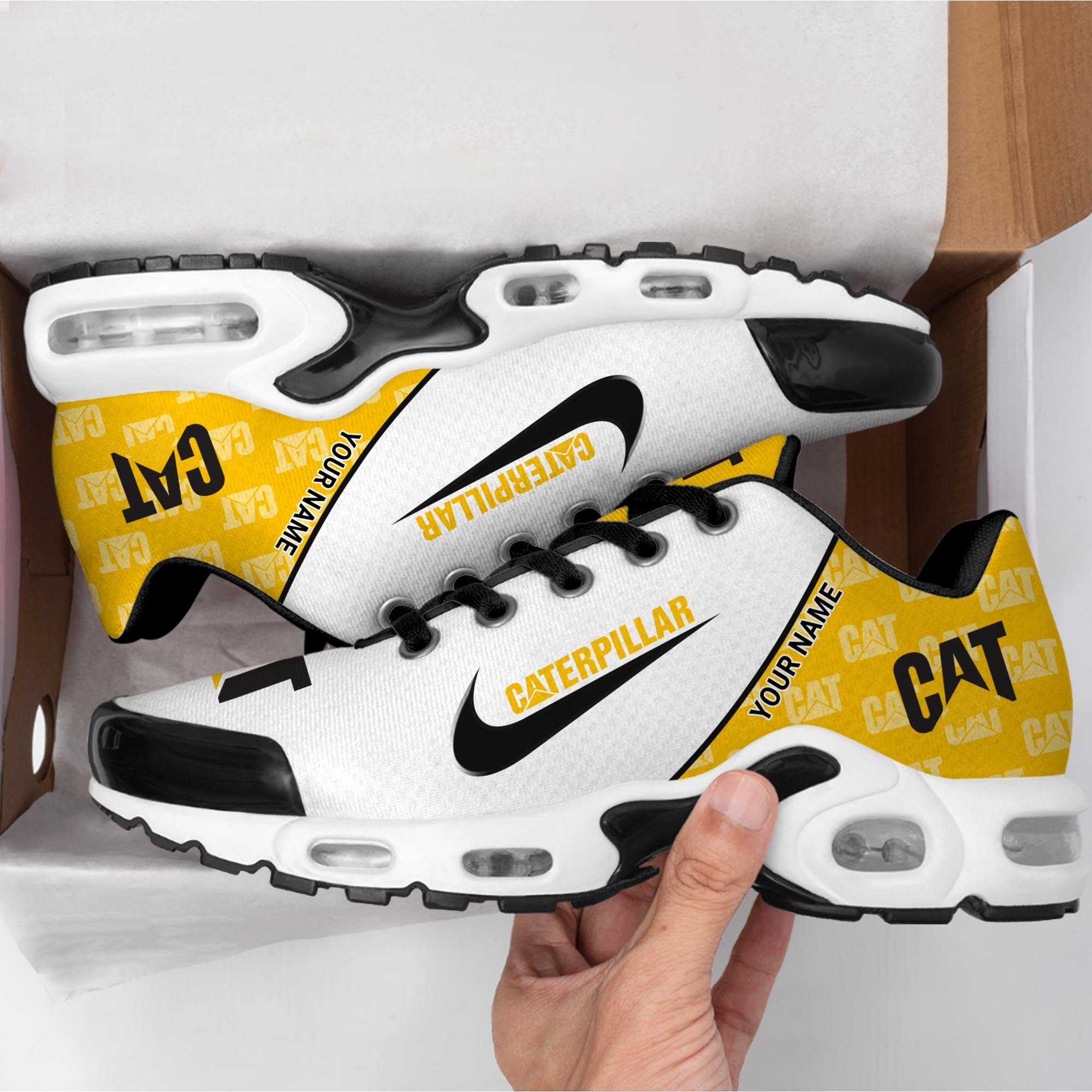 Caterpillar Personalized Name Air Cushion Sports Shoes 1059 - Famjoys Caterpillar Personalized Name Air Cushion Sports Shoes 1059 - Famjoys