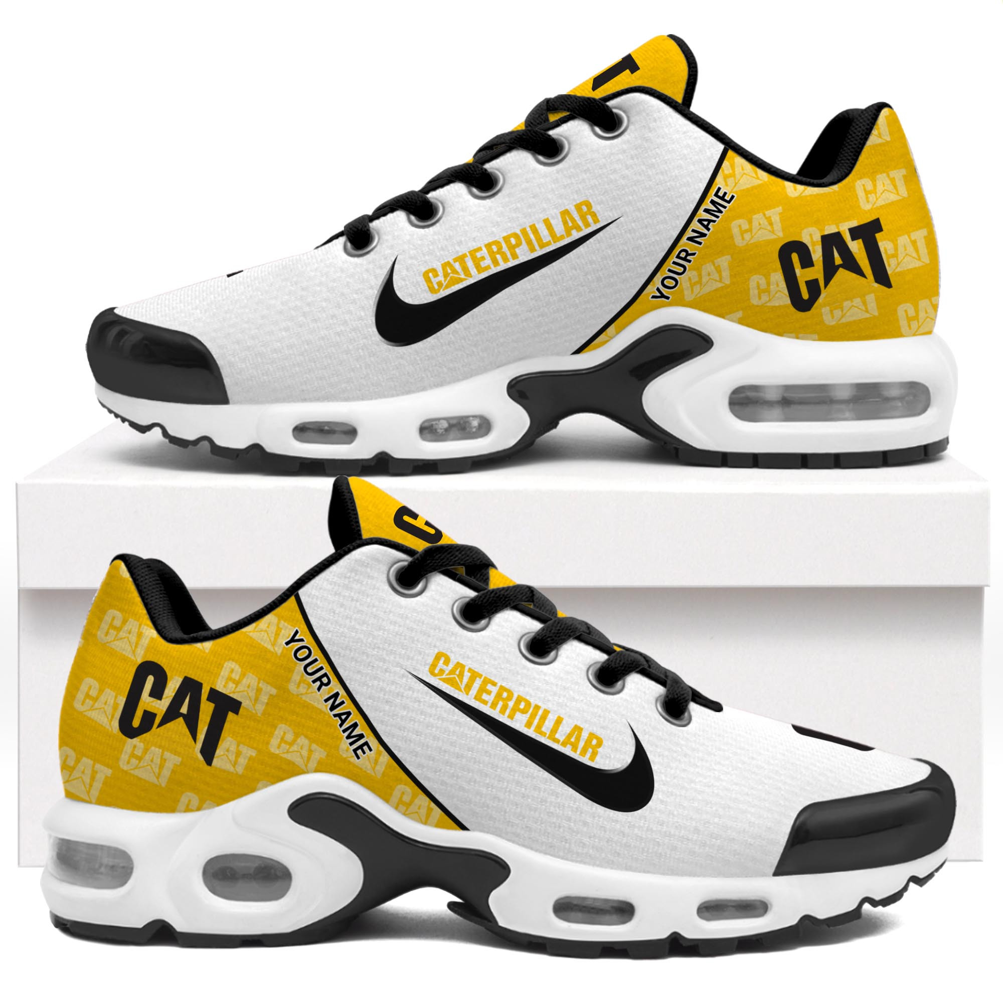 Caterpillar Personalized Name Air Cushion Sports Shoes 1059 - Famjoys Caterpillar Personalized Name Air Cushion Sports Shoes 1059 - Famjoys