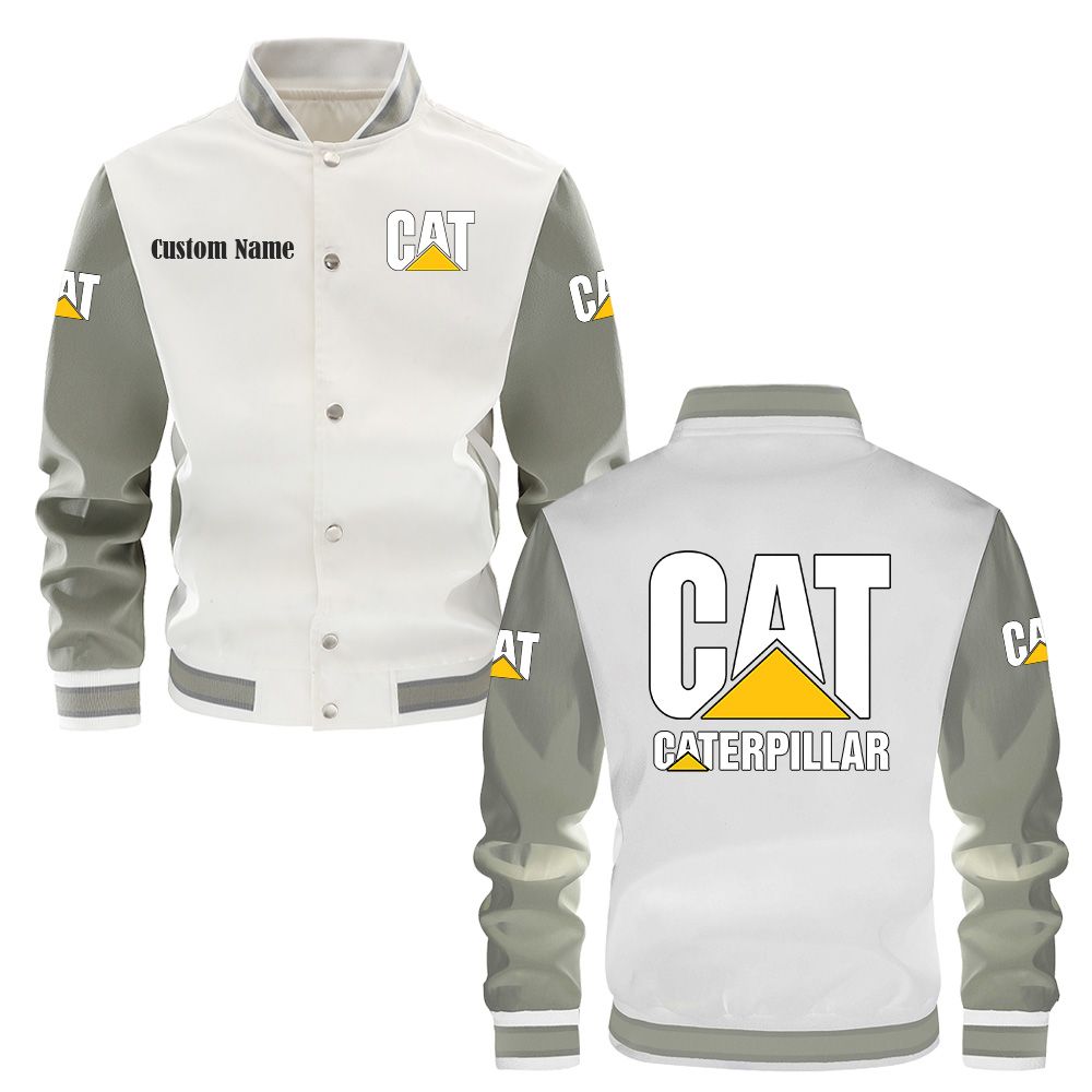 Caterpillar Varsity Jacket, Baseball jacket, Letterman Jacket Customize Name, Multicolor - Famjoys Caterpillar Varsity Jacket, Baseball jacket, Letterman Jacket Customize Name, Multicolor - Famjoys