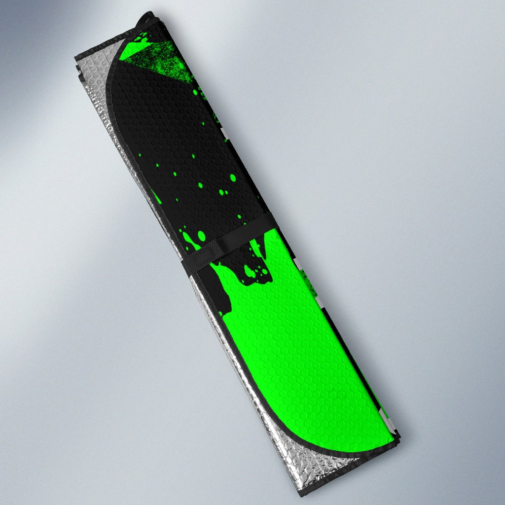 Caterpillar Windshield Sun Shade Green - Famjoys Caterpillar Windshield Sun Shade Green - Famjoys