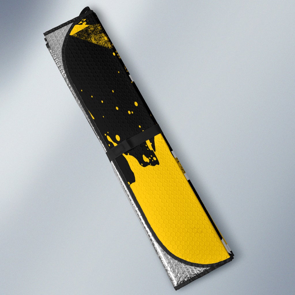 Caterpillar Windshield Sun Shade Yellow - Famjoys Caterpillar Windshield Sun Shade Yellow - Famjoys