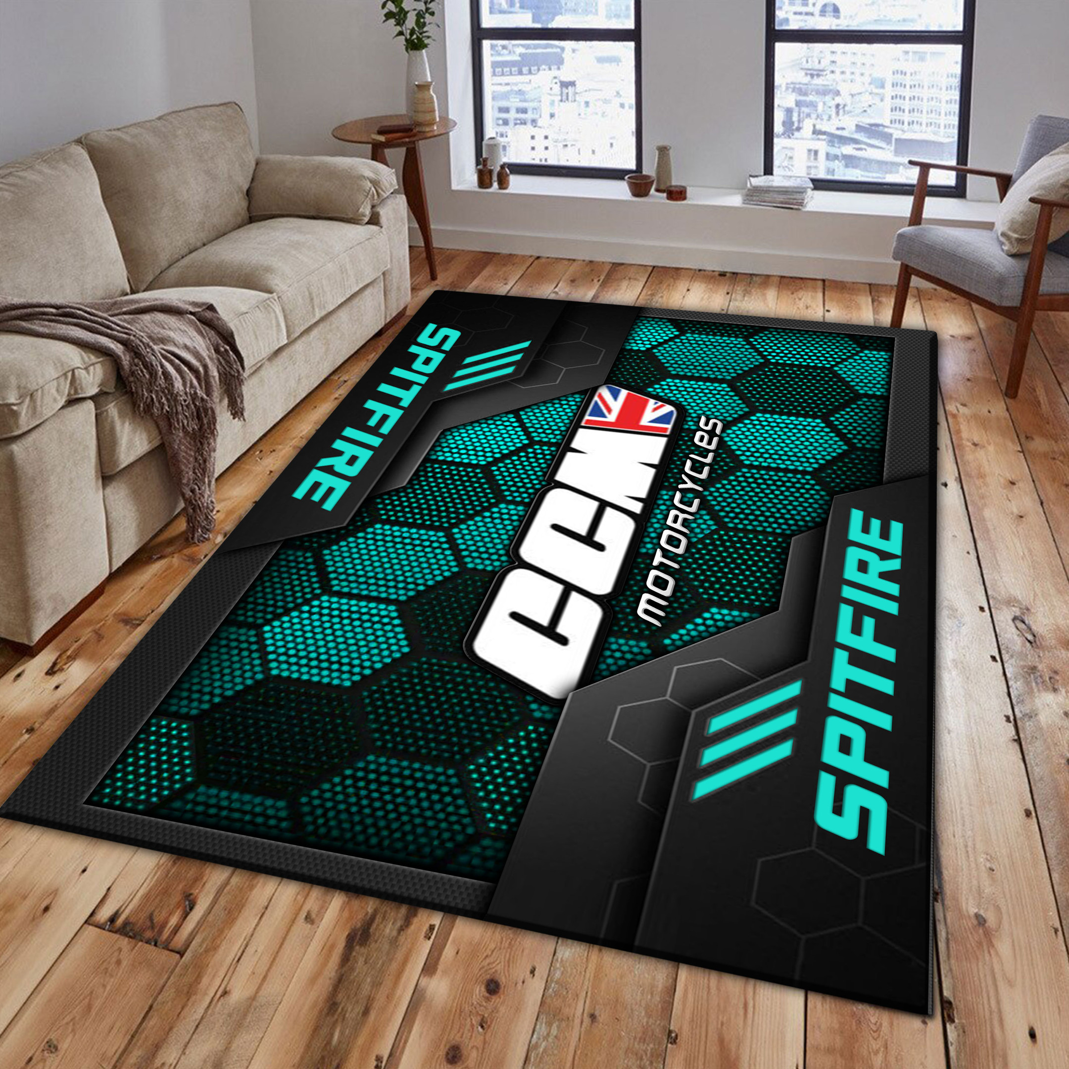 CCM Spitfire Area Rugs 3599 Multicolor - Famjoys CCM Spitfire Area Rugs 3599 Multicolor - Famjoys