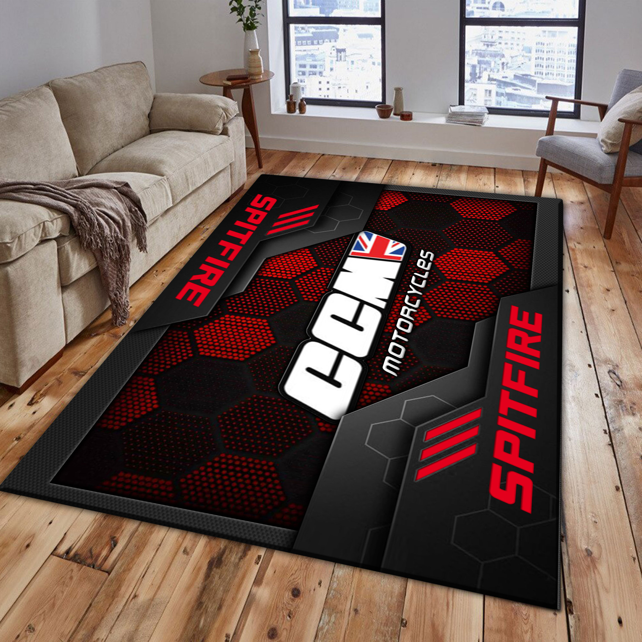 CCM Spitfire Area Rugs 3599 Multicolor - Famjoys CCM Spitfire Area Rugs 3599 Multicolor - Famjoys