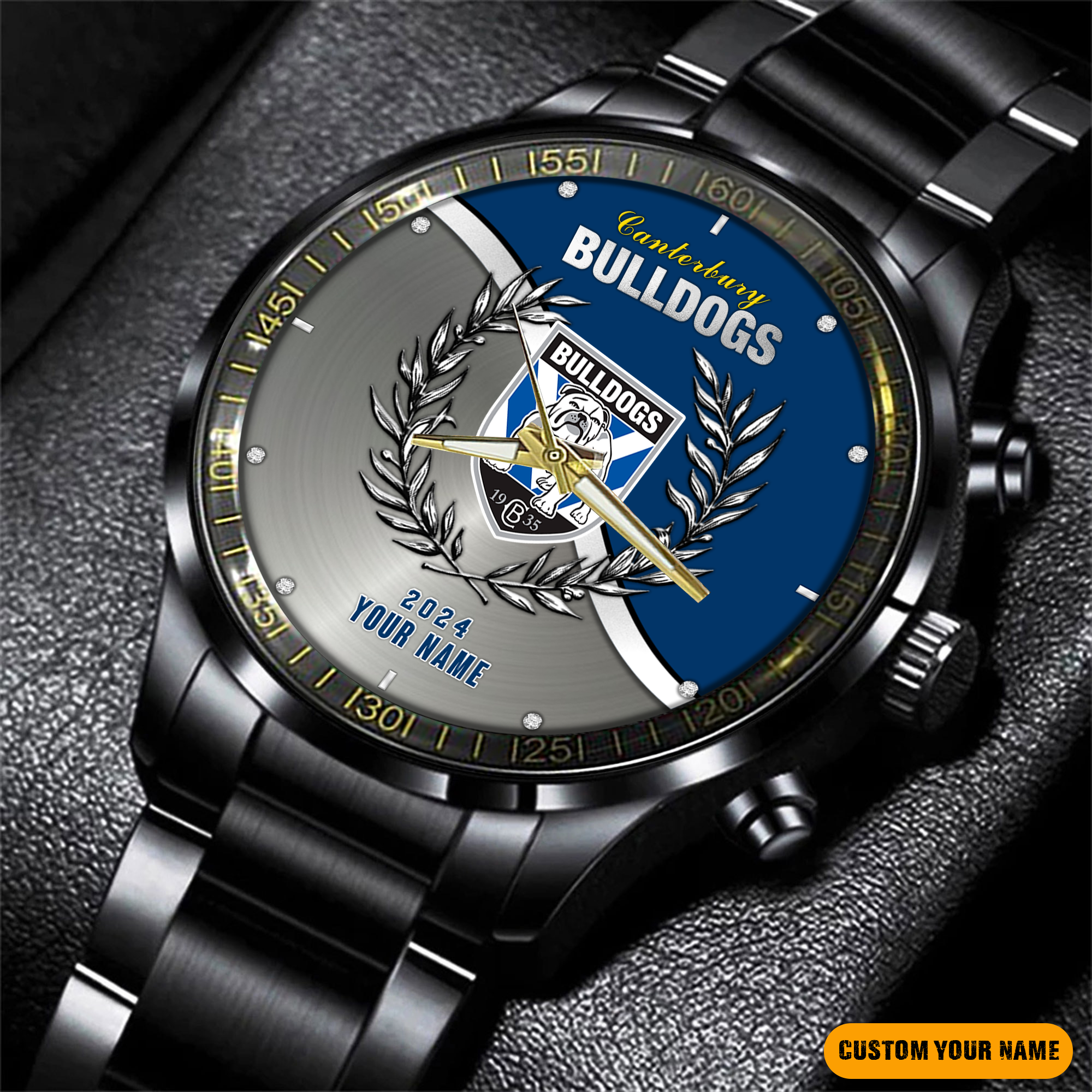 Centerbury Bulldogs Fashion Watch Custom Your Name V1 2025 - Famjoys Centerbury Bulldogs Fashion Watch Custom Your Name V1 2025 - Famjoys