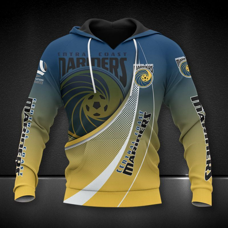 Central Coast Mariners Printing T-Shirt, Polo, Hoodie, Zip, Bomber 7242 