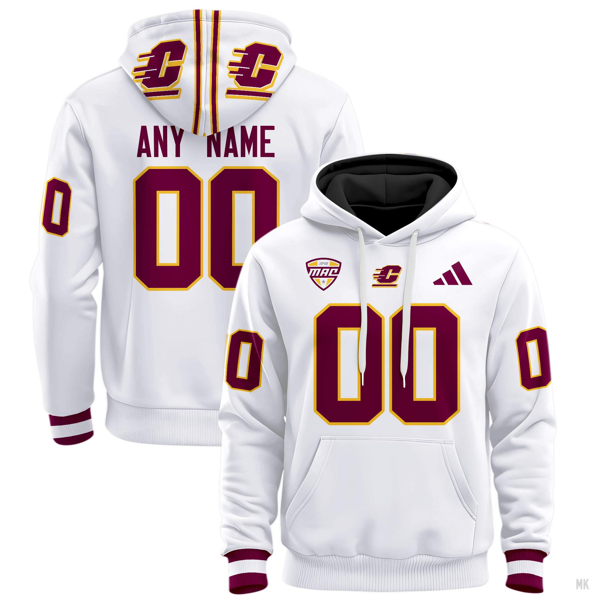 Central Michigan Chippewas Football Hoodie - Famjoys Central Michigan Chippewas Football Hoodie - Famjoys