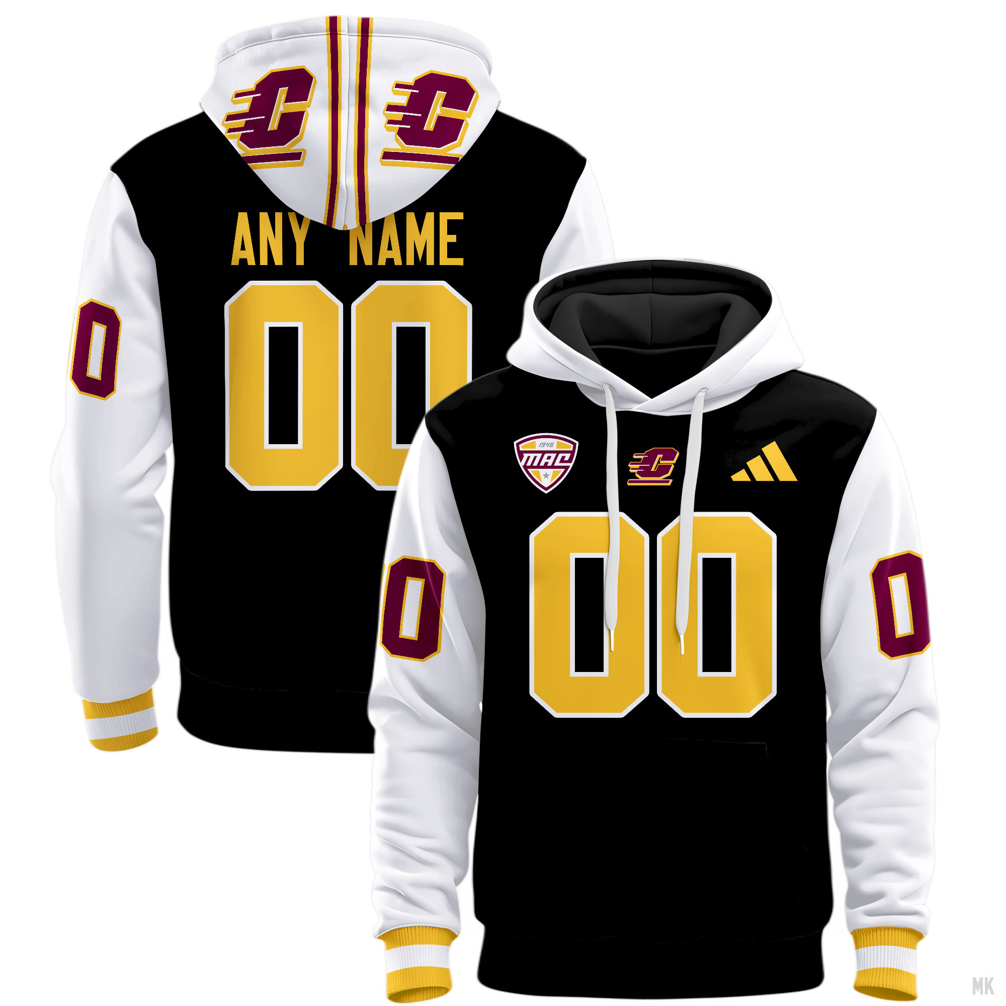 Central Michigan Chippewas Football Hoodie - Famjoys Central Michigan Chippewas Football Hoodie - Famjoys