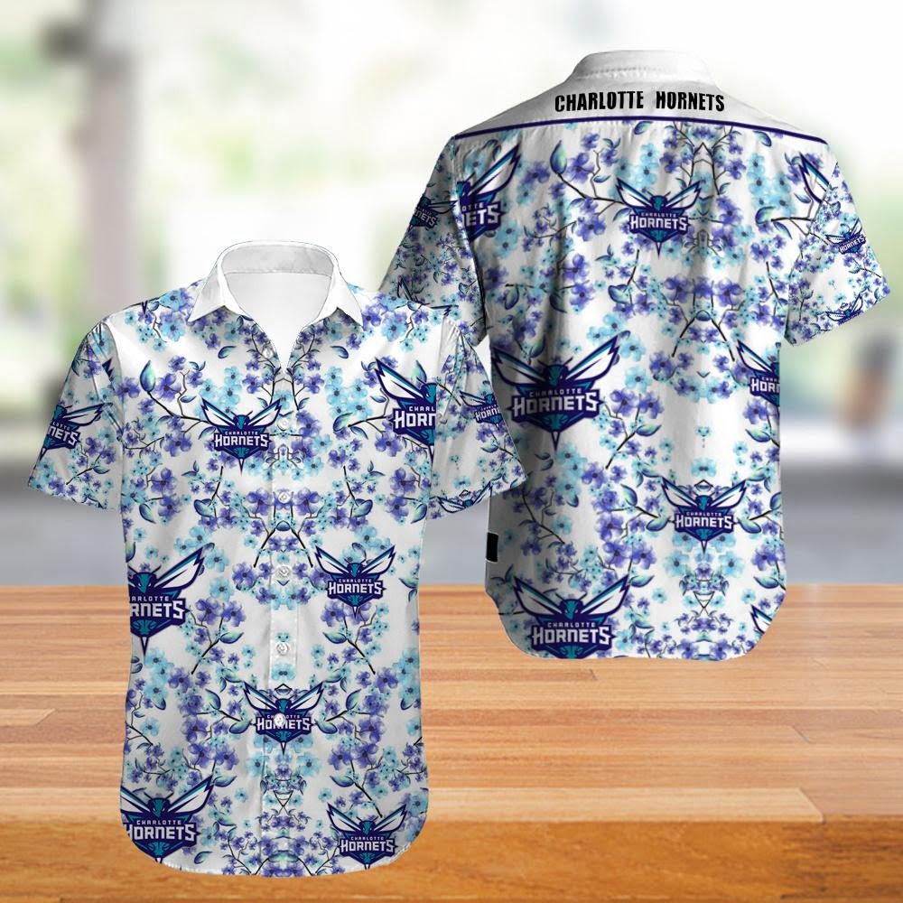 Charlotte Hornets Hawaiian Shirt - Famjoys Charlotte Hornets Hawaiian Shirt - Famjoys