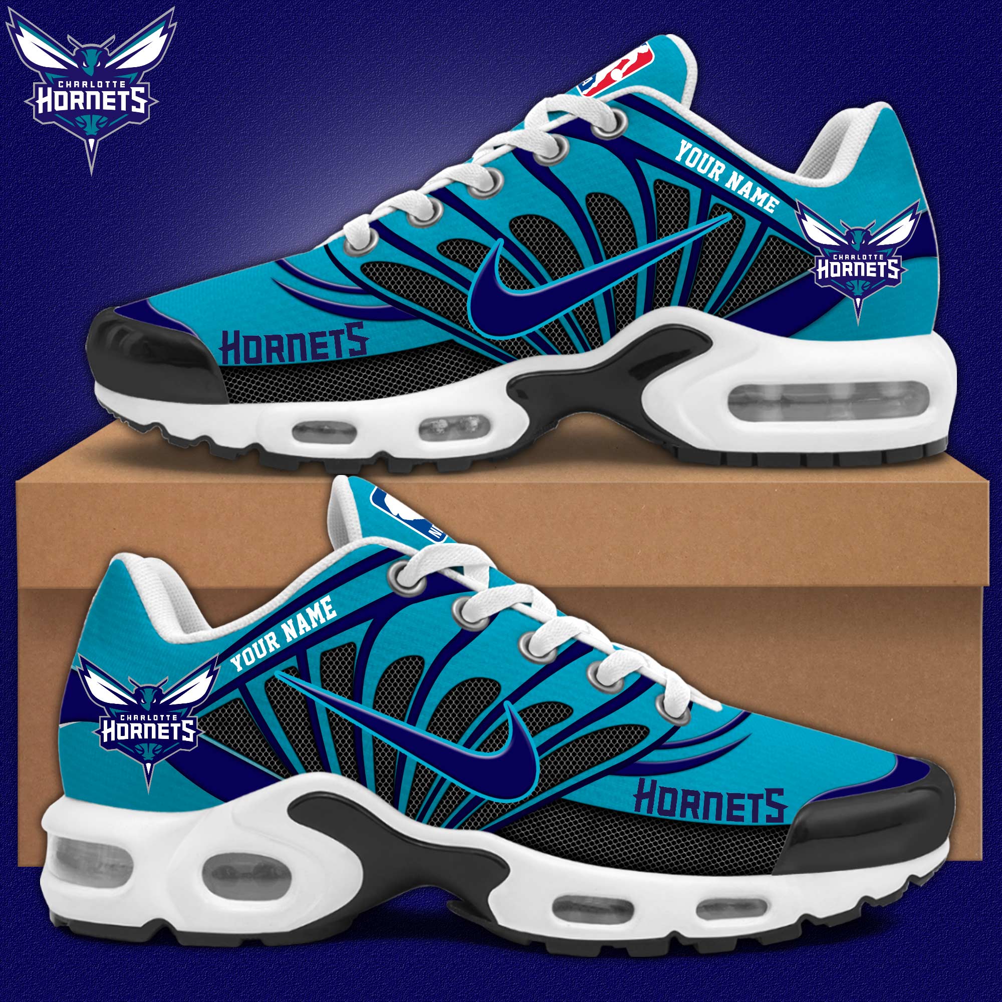 Charlotte Hornets Shoes - Famjoys Charlotte Hornets Shoes - Famjoys