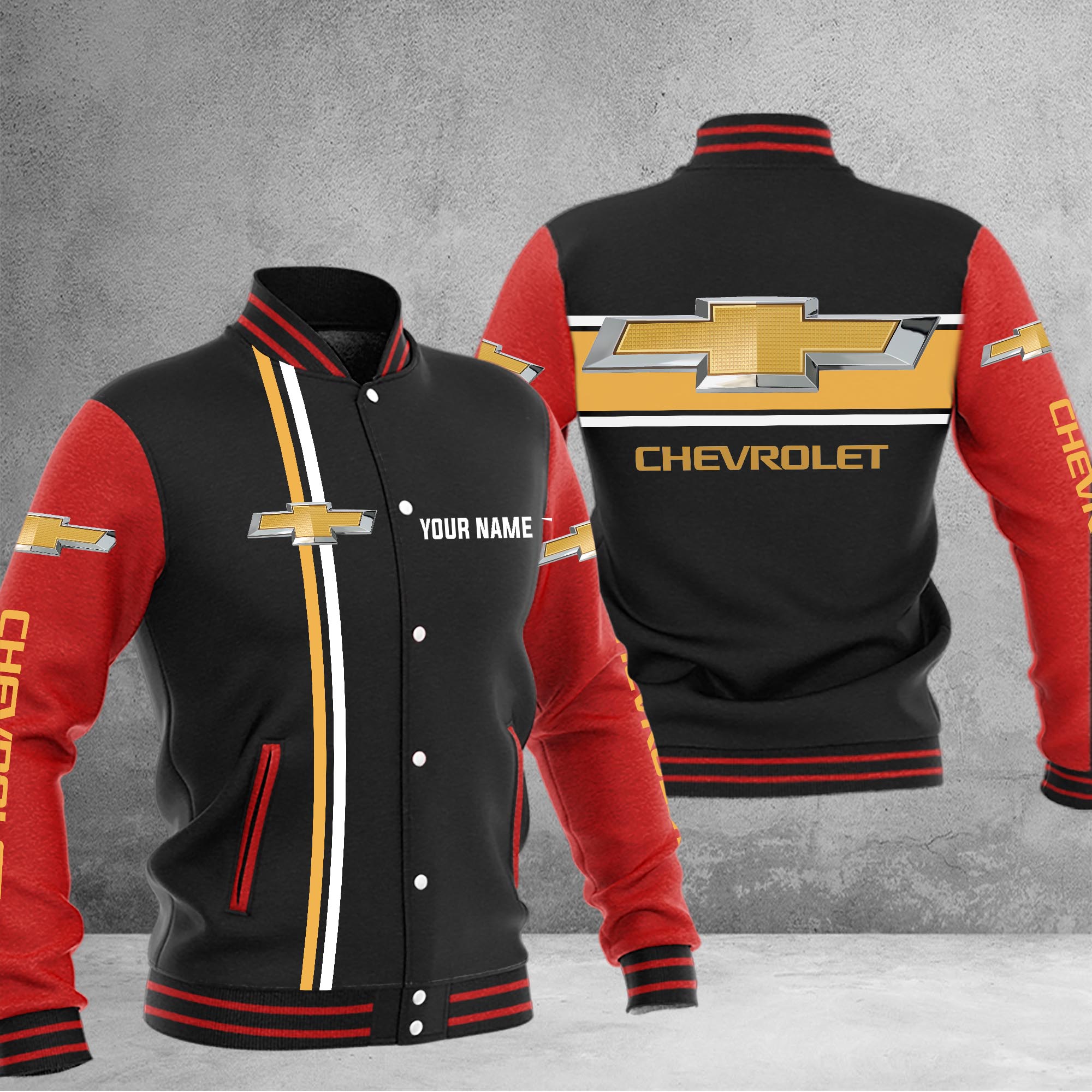 Chevrolet Baseball Jacket - Famjoys Chevrolet Baseball Jacket - Famjoys