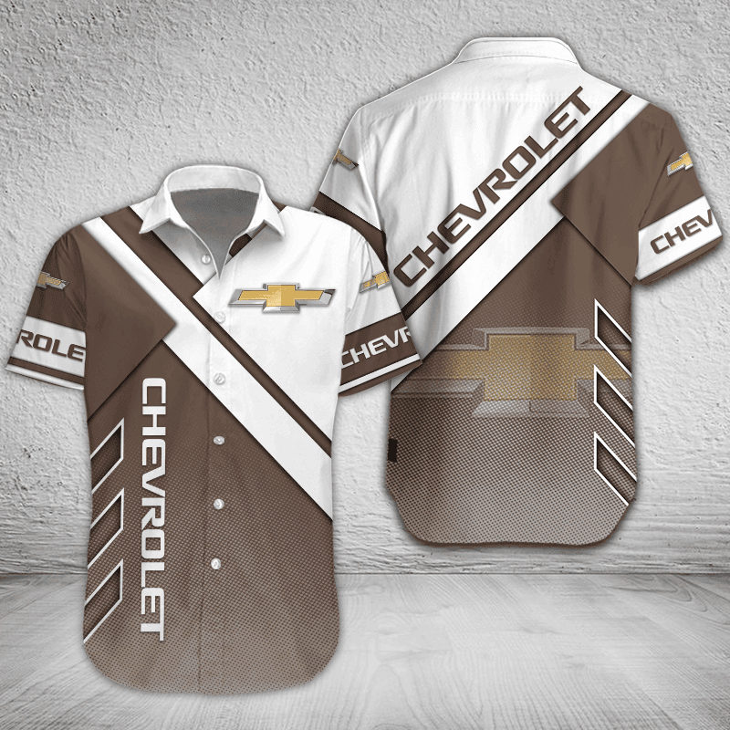 Chevrolet Button Shirt Custom Name, Multicolor - Famjoys Chevrolet Button Shirt Custom Name, Multicolor - Famjoys