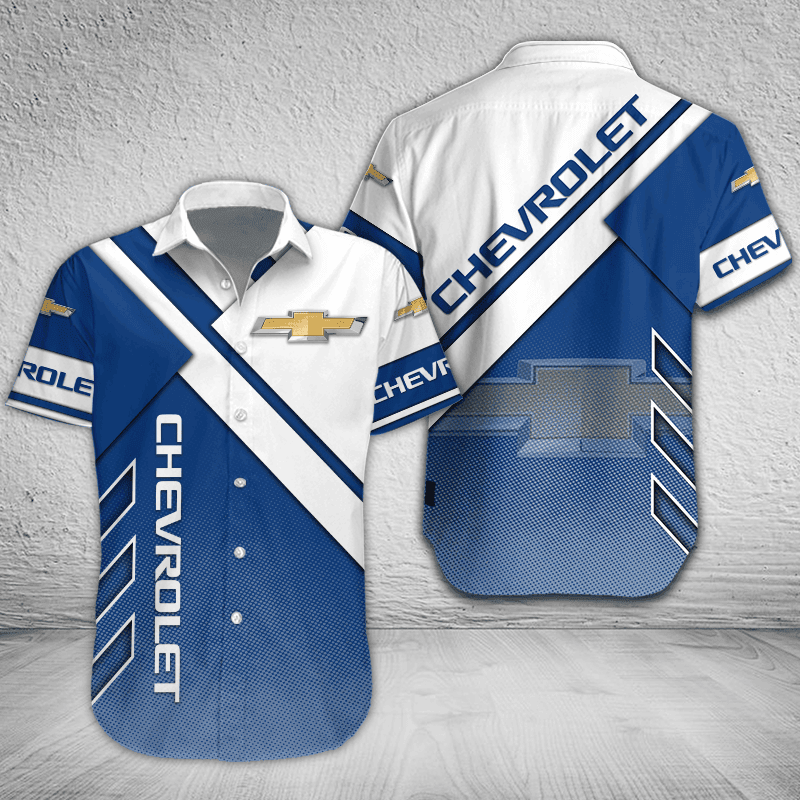 Chevrolet Button Shirt Custom Name, Multicolor - Famjoys Chevrolet Button Shirt Custom Name, Multicolor - Famjoys