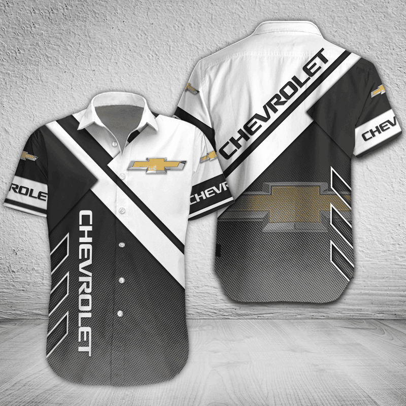 Chevrolet Button Shirt Custom Name, Multicolor - Famjoys Chevrolet Button Shirt Custom Name, Multicolor - Famjoys