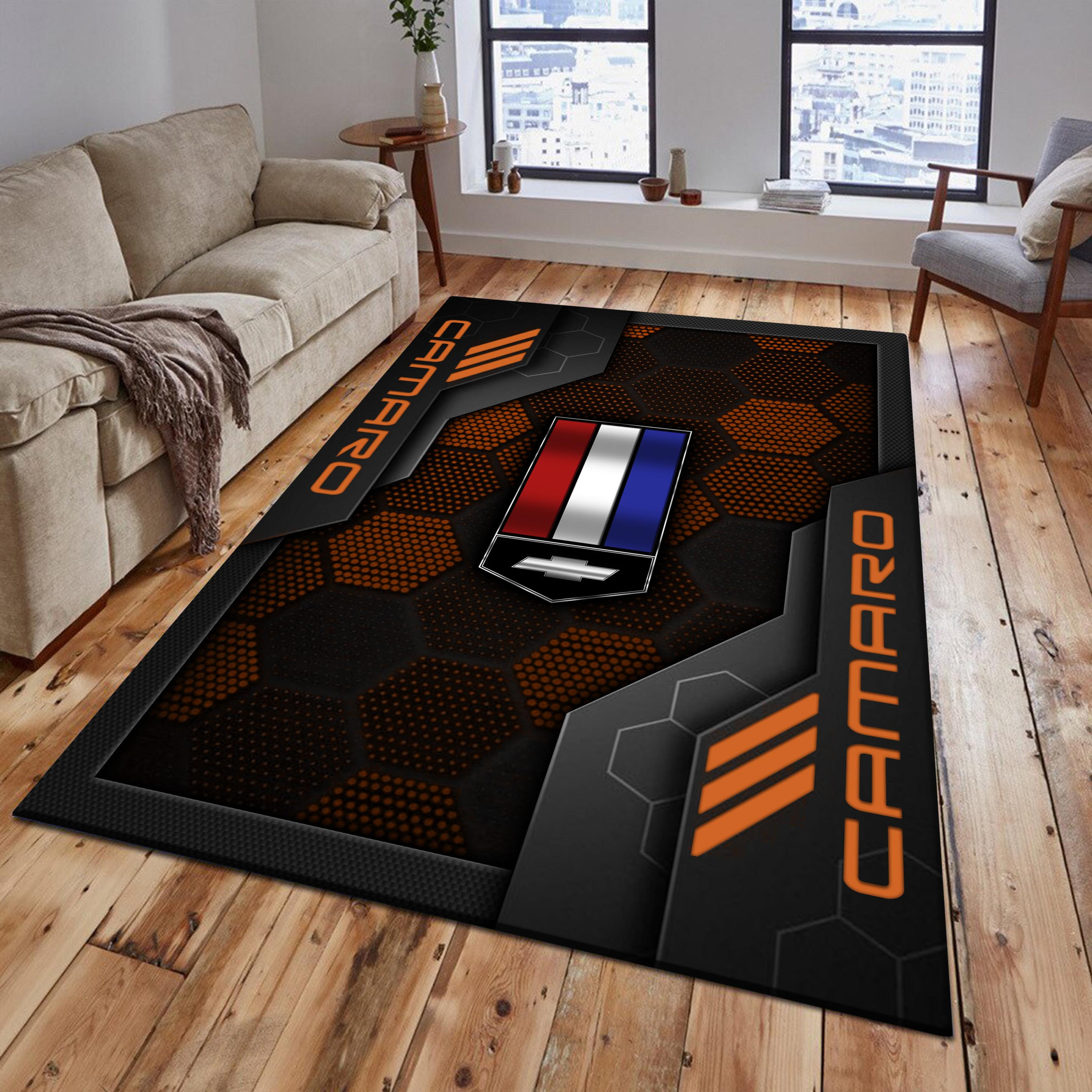 Chevrolet Camaro Area Rugs 2514 Multicolor - Famjoys Chevrolet Camaro Area Rugs 2514 Multicolor - Famjoys