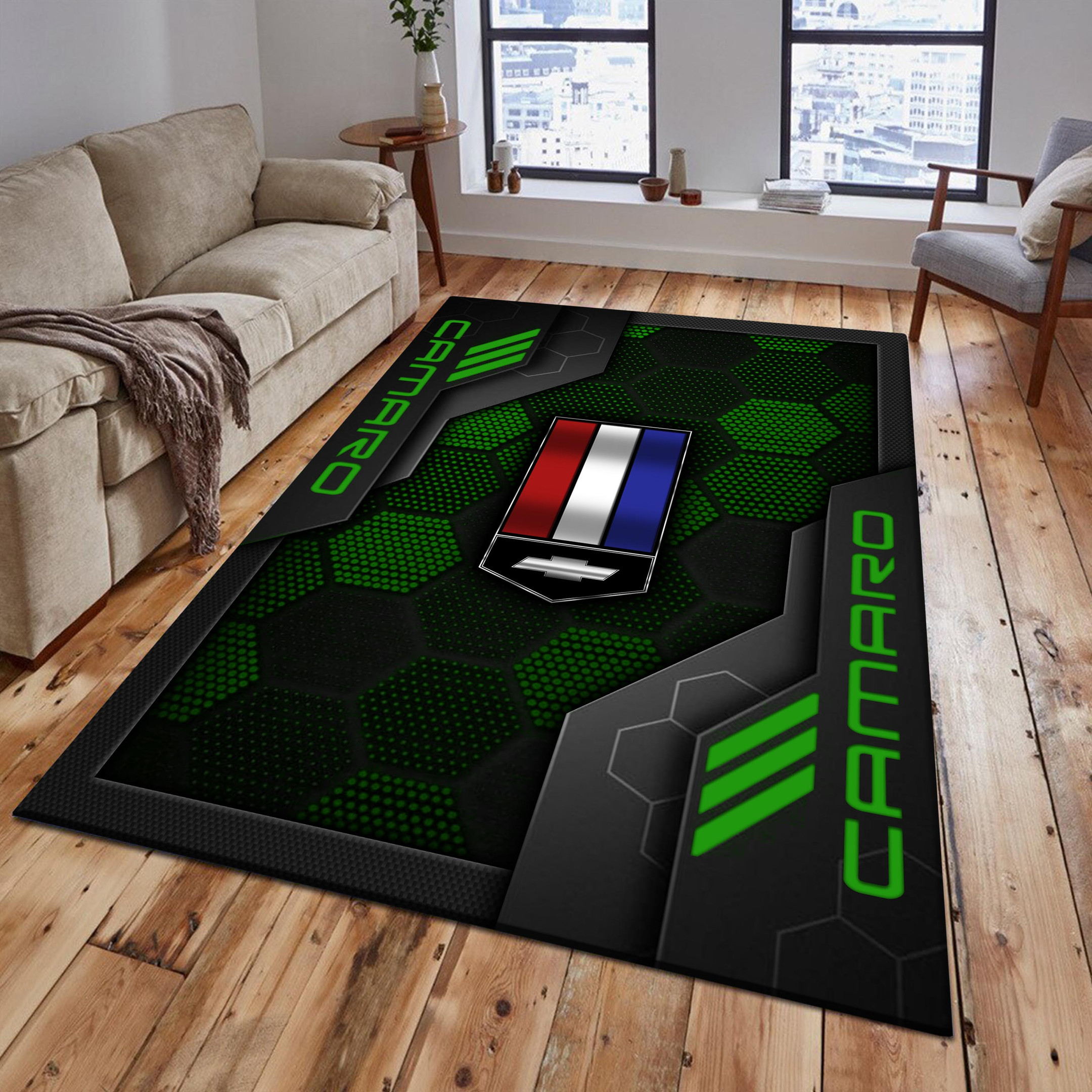 Chevrolet Camaro Area Rugs 2514 Multicolor - Famjoys Chevrolet Camaro Area Rugs 2514 Multicolor - Famjoys