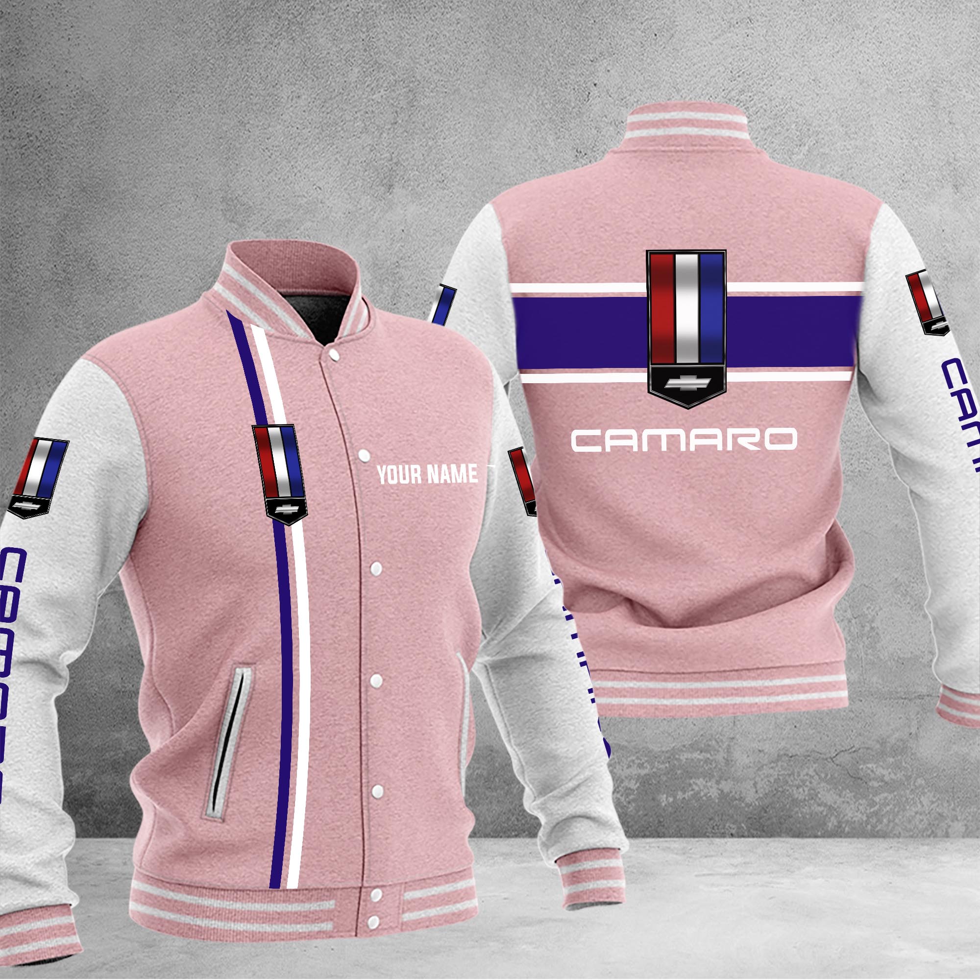 Chevrolet Camaro Baseball Jacket - Famjoys Chevrolet Camaro Baseball Jacket - Famjoys