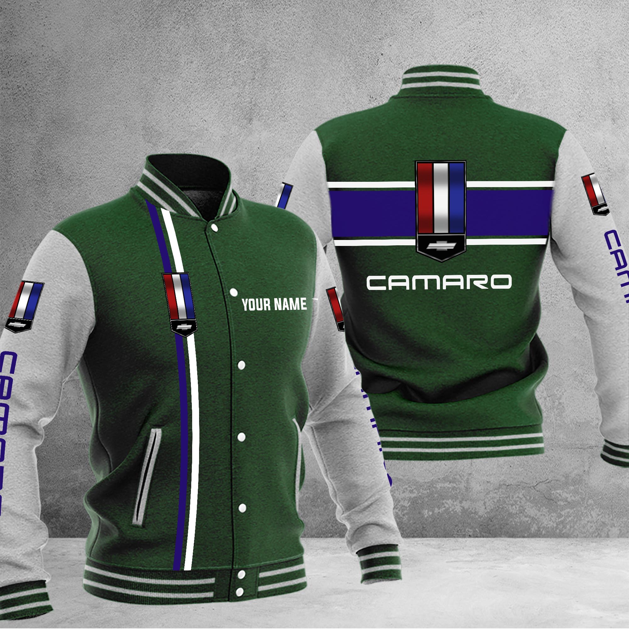 Chevrolet Camaro Baseball Jacket - Famjoys Chevrolet Camaro Baseball Jacket - Famjoys