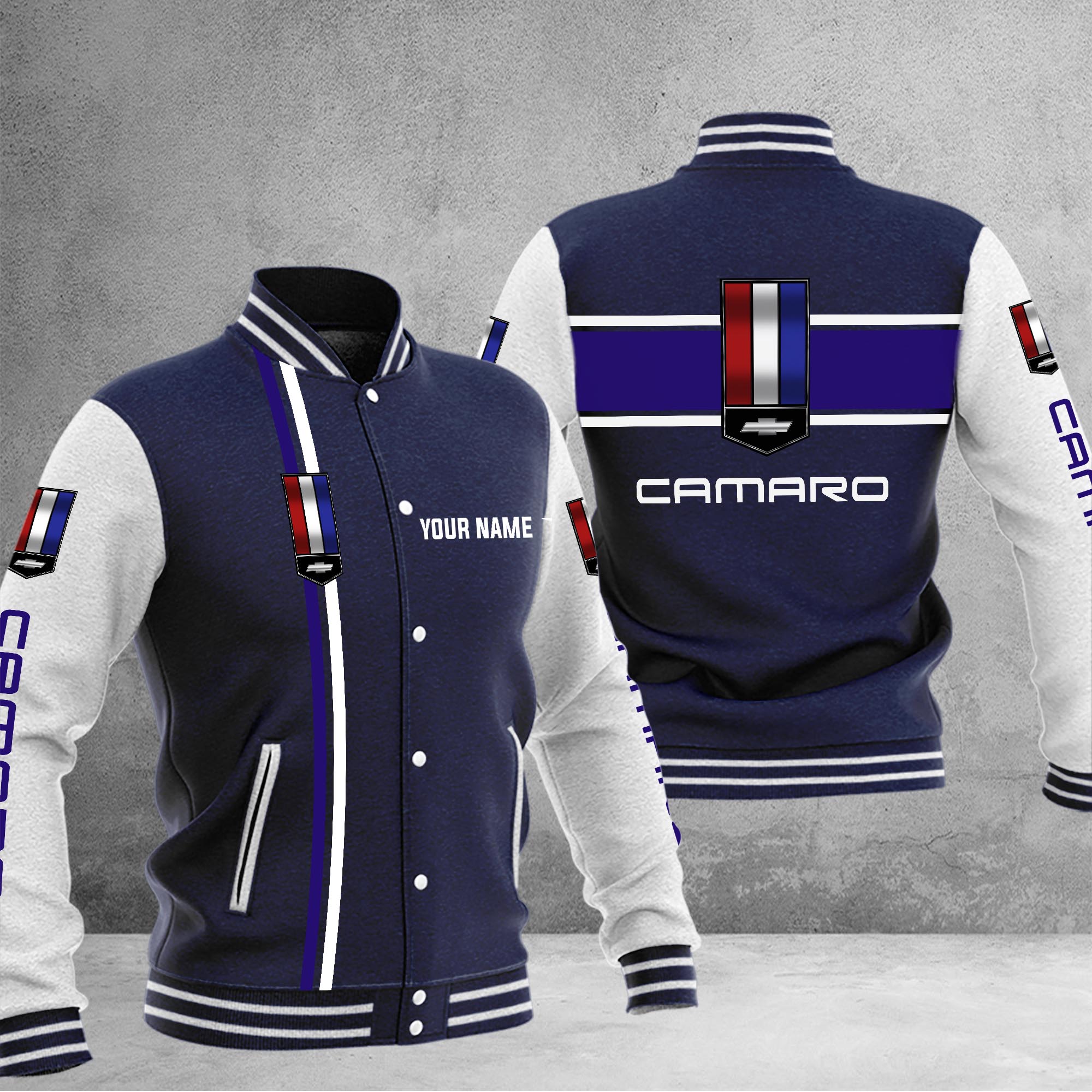 Chevrolet Camaro Baseball Jacket - Famjoys Chevrolet Camaro Baseball Jacket - Famjoys