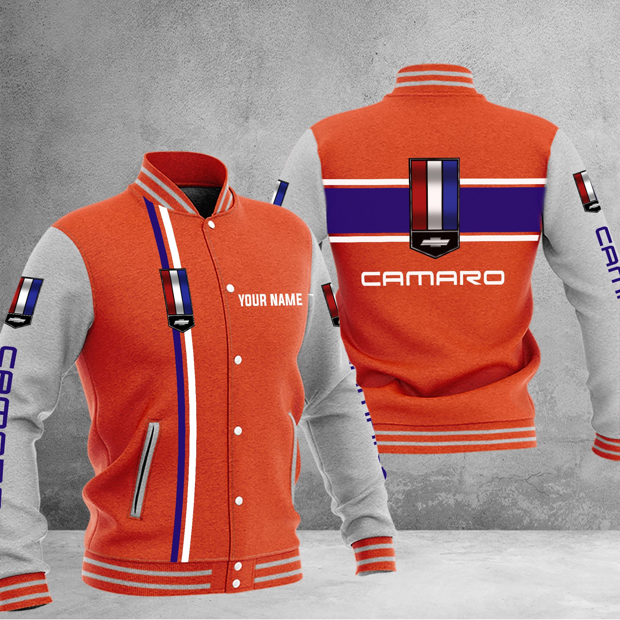 Chevrolet Camaro Baseball Jacket - Famjoys Chevrolet Camaro Baseball Jacket - Famjoys