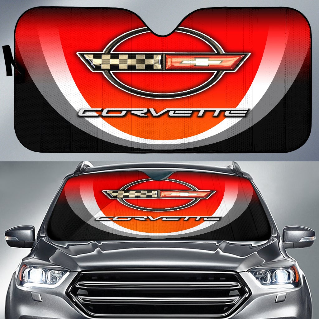 Chevrolet Corvette C4 Windshield Sun Shade V2 - Famjoys Chevrolet Corvette C4 Windshield Sun Shade V2 - Famjoys