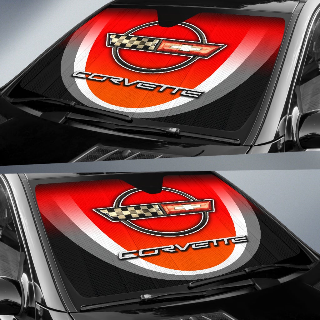 Chevrolet Corvette C4 Windshield Sun Shade V2 - Famjoys Chevrolet Corvette C4 Windshield Sun Shade V2 - Famjoys