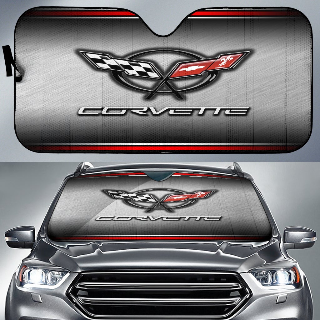 Chevrolet Corvette C5 Windshield Sun Shade V1 - Famjoys Chevrolet Corvette C5 Windshield Sun Shade V1 - Famjoys