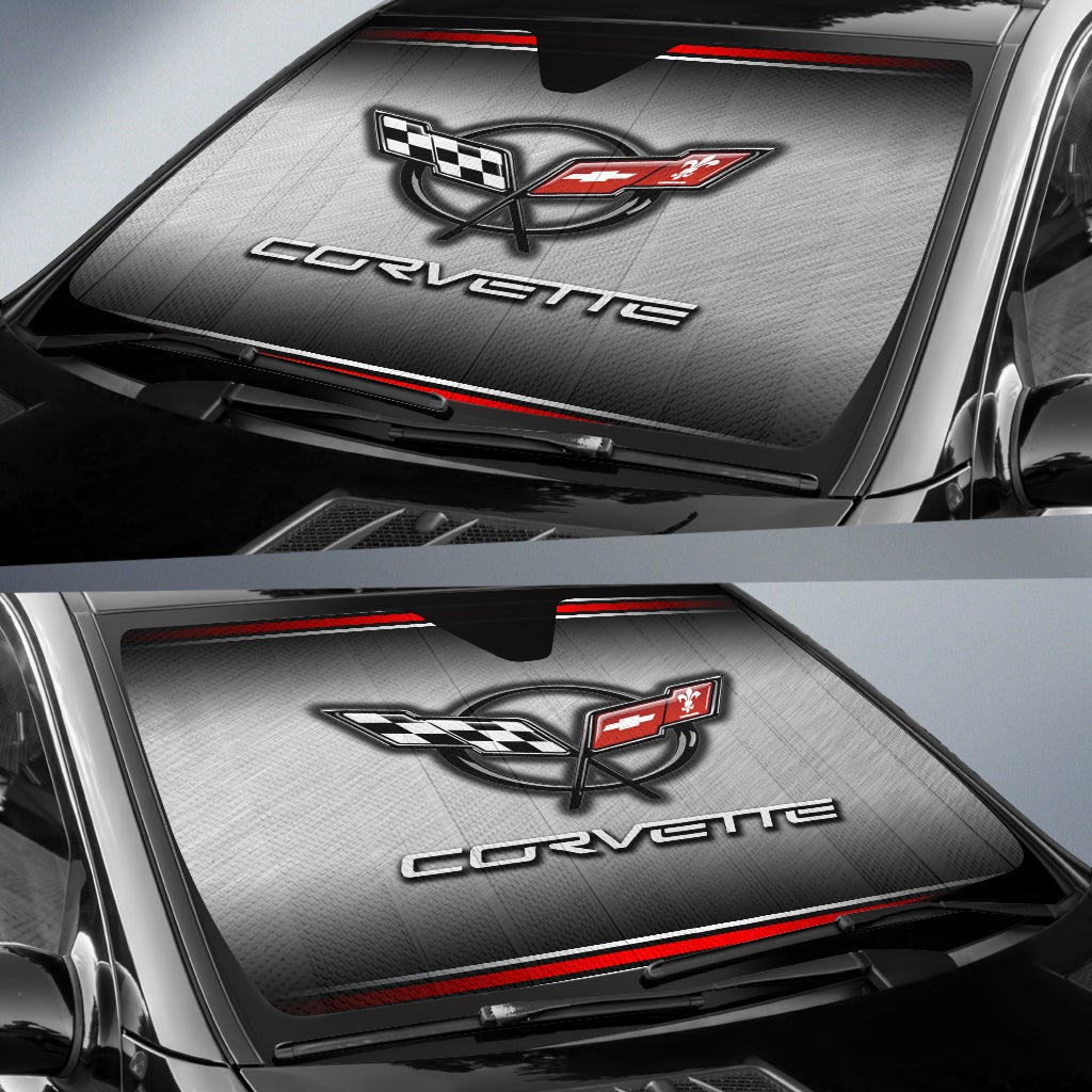 Chevrolet Corvette C5 Windshield Sun Shade V1 - Famjoys Chevrolet Corvette C5 Windshield Sun Shade V1 - Famjoys