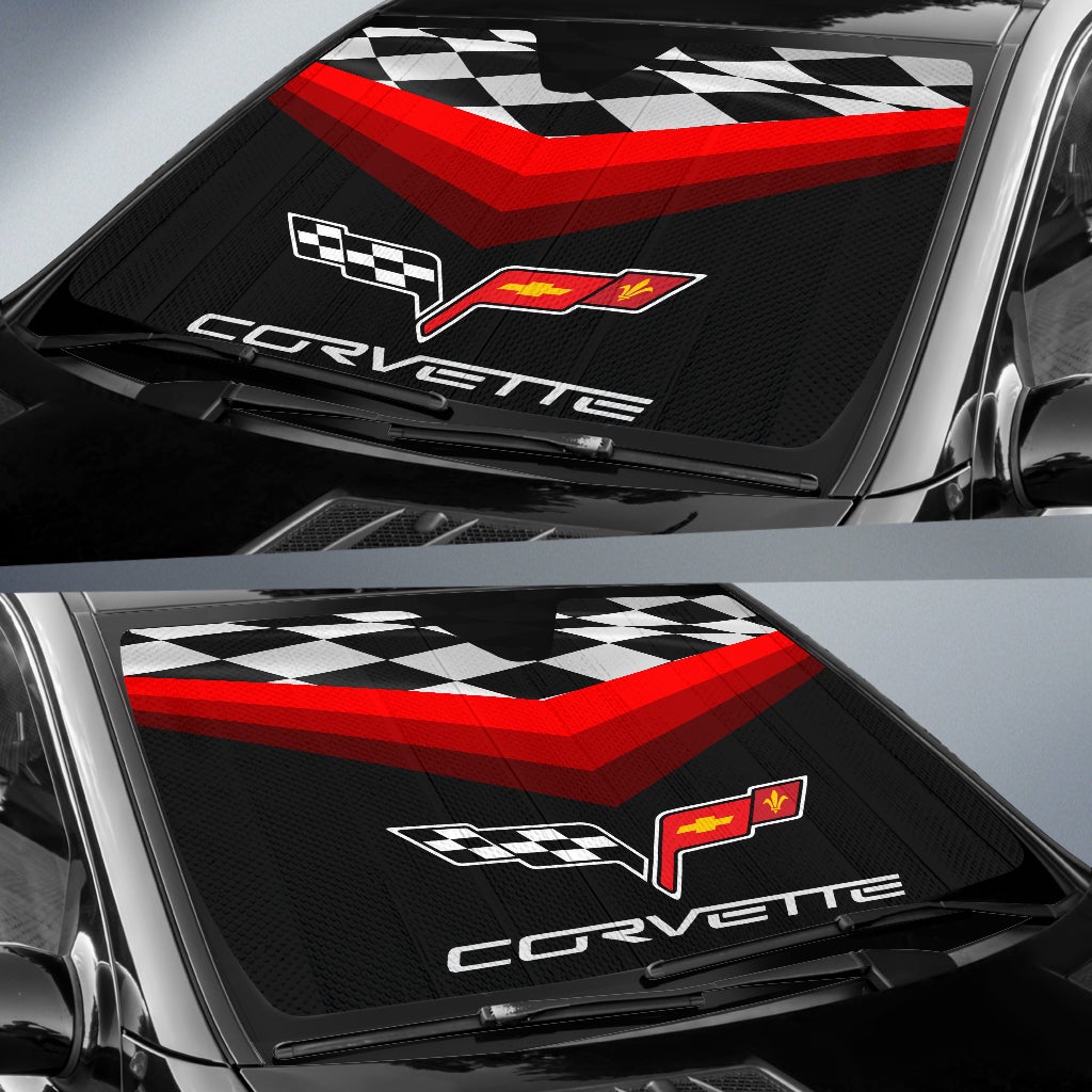 Chevrolet Corvette C6 Windshield Sun Shade V1 - Famjoys Chevrolet Corvette C6 Windshield Sun Shade V1 - Famjoys
