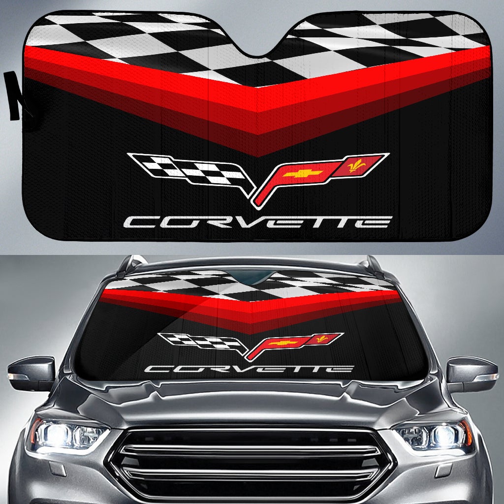 Chevrolet Corvette C6 Windshield Sun Shade V1 - Famjoys Chevrolet Corvette C6 Windshield Sun Shade V1 - Famjoys
